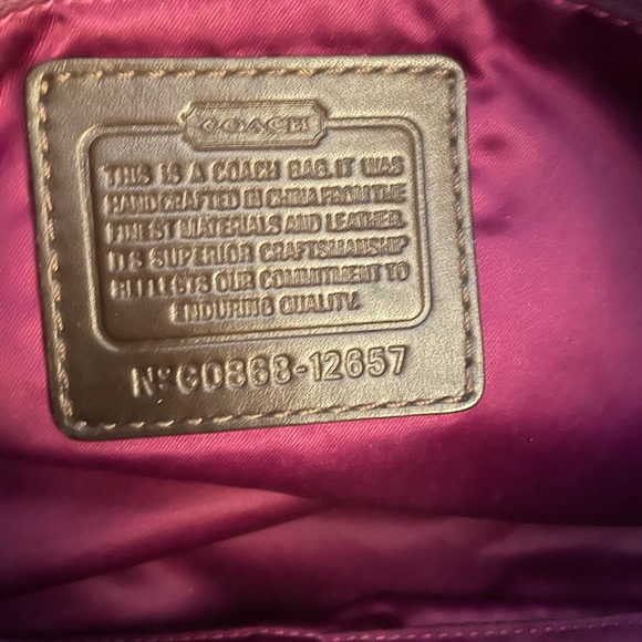 Coach Shoulder Bag - Picture 8 of 10